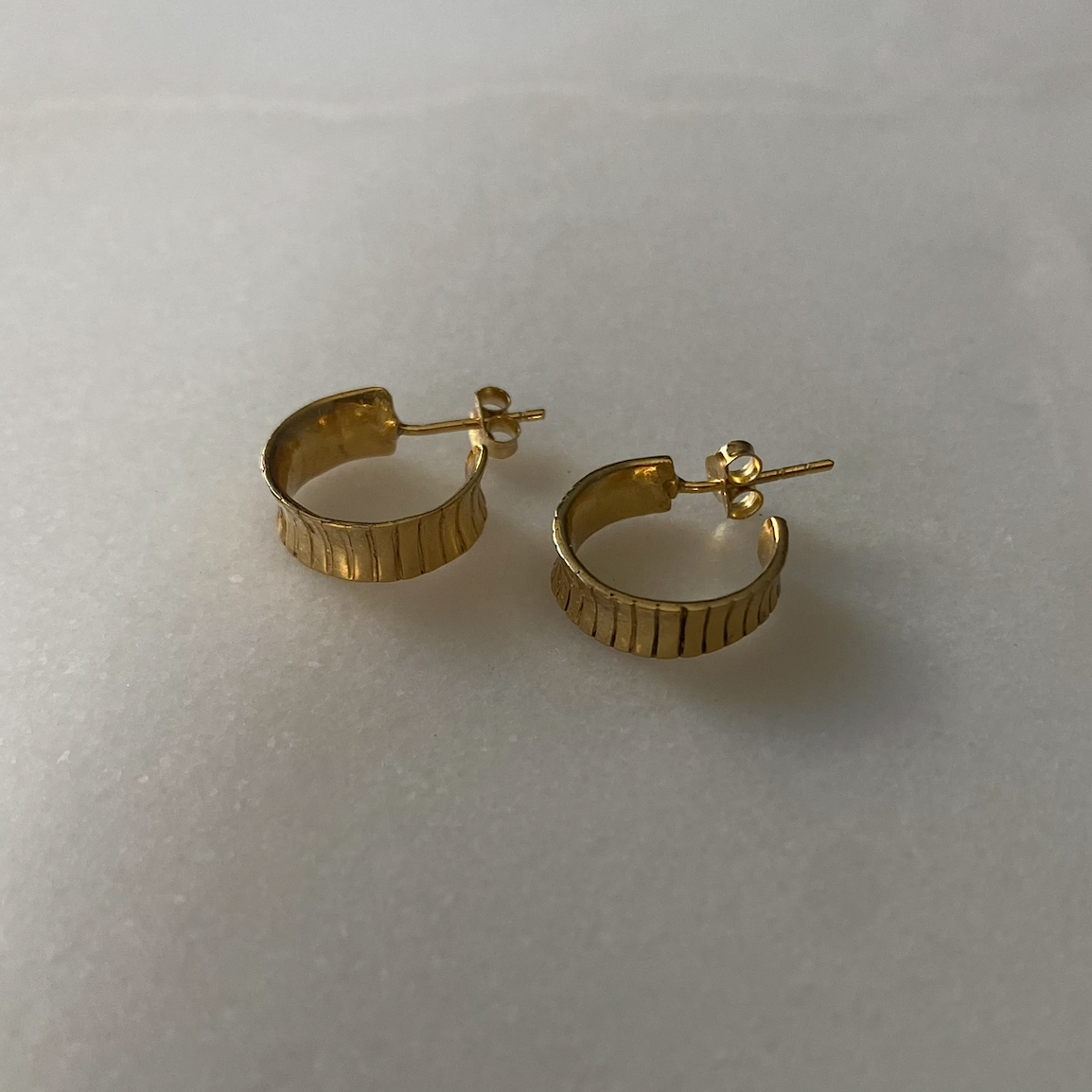 Geneva 18k Gold Plated Hoops