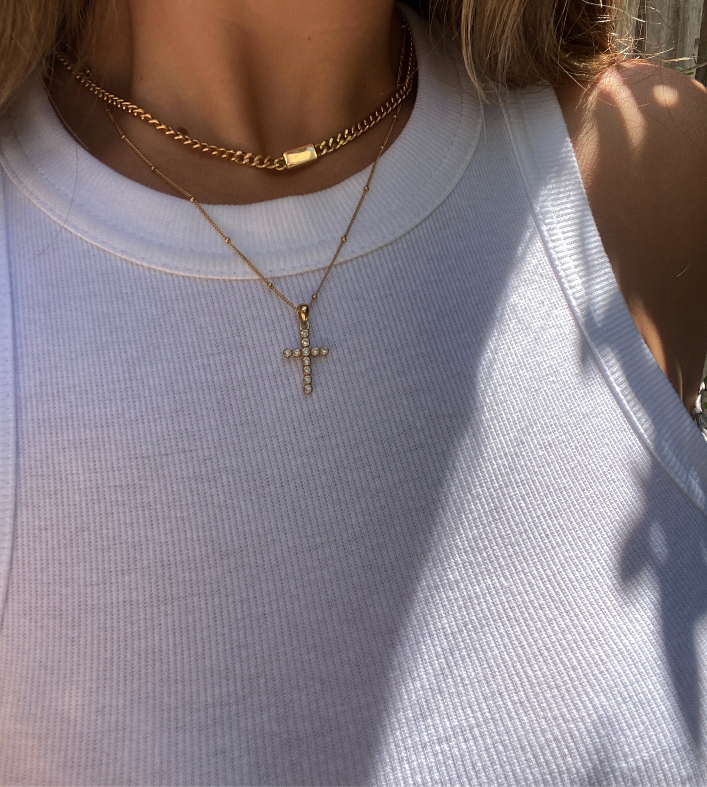 18K Gold Plated Original Gold Chain 40cm