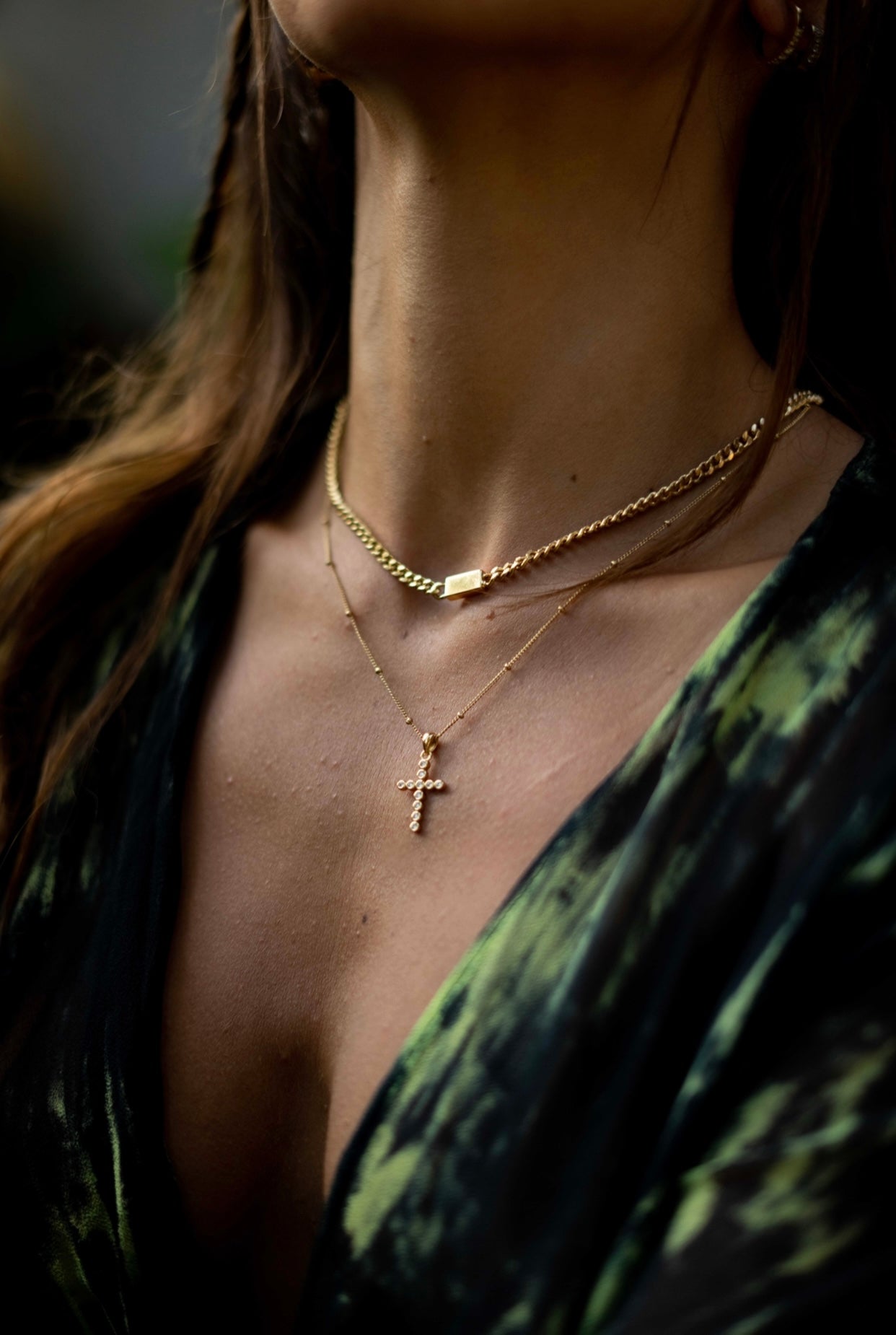 Saint Necklace 18k Gold Plating 45cm