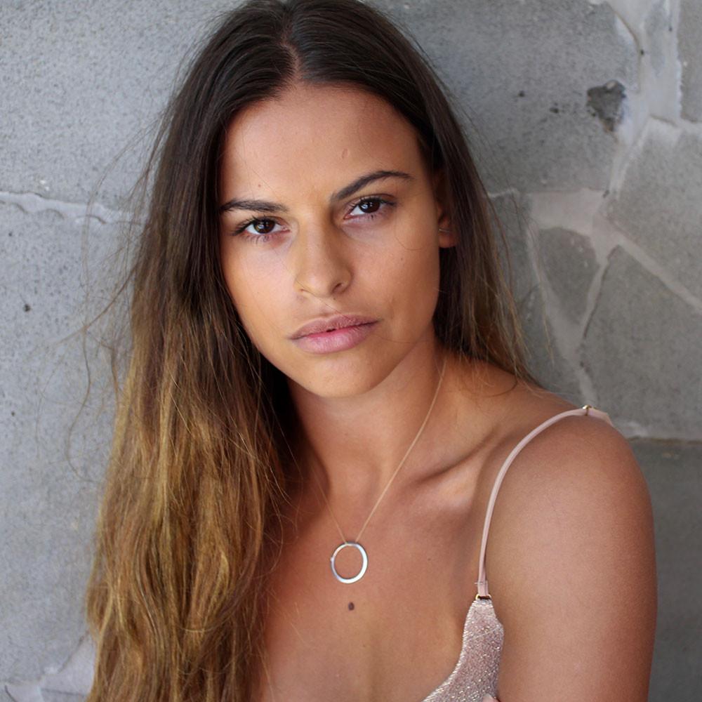 The Flat Disc Necklace - you by me.