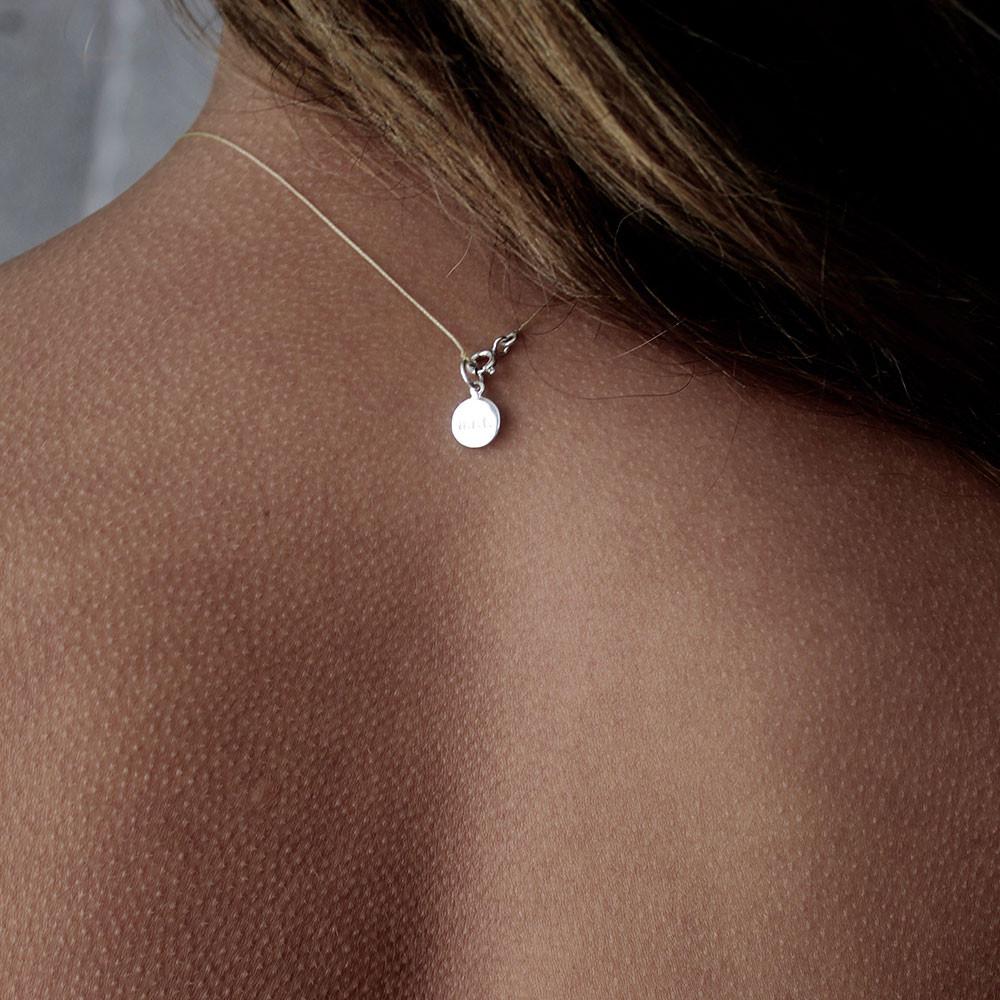 The Letter Necklace - you by me.