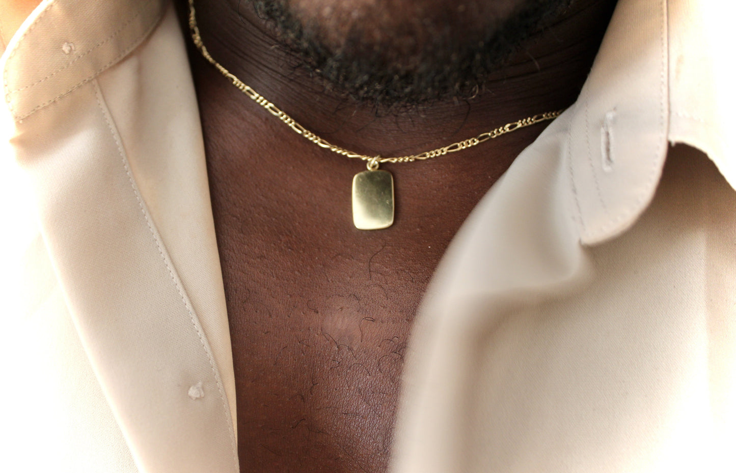 Dog tag necklace - you by me.