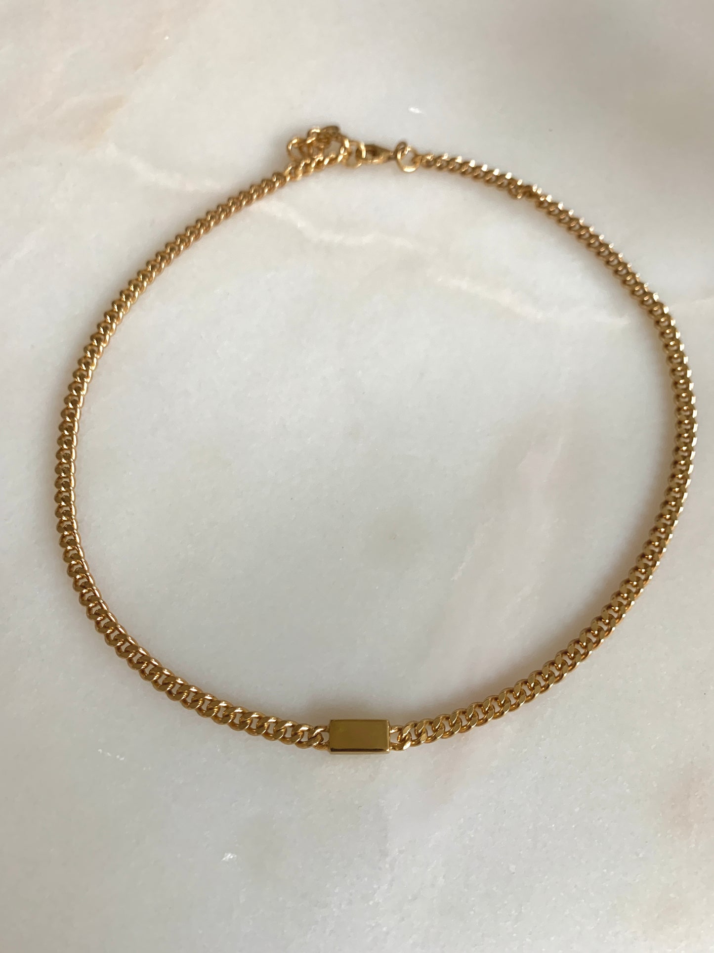 18K Gold Plated Original Gold Chain 40cm